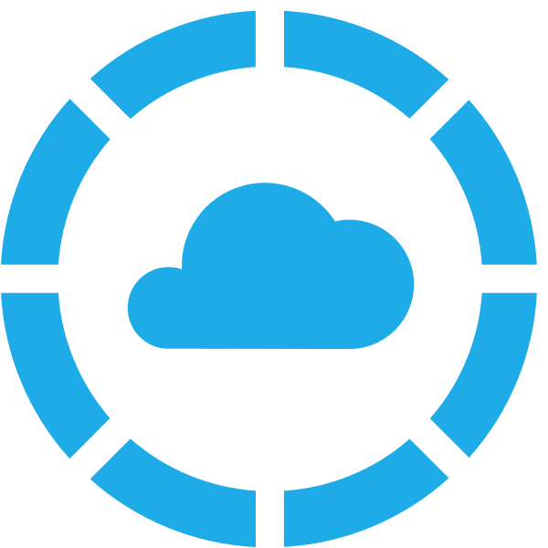 Circle Cloud Alt Vector