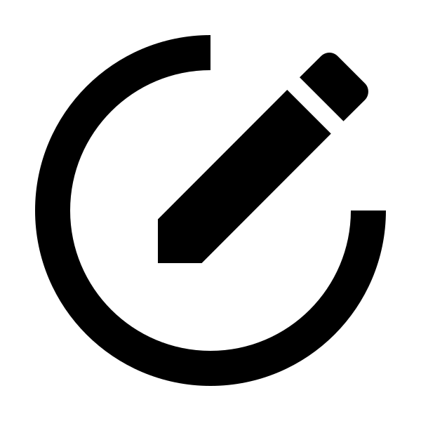 Circle Edit Outline