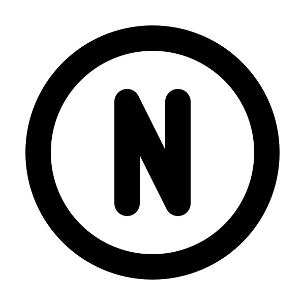 Circle Letter N