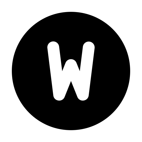 Circle Letter W