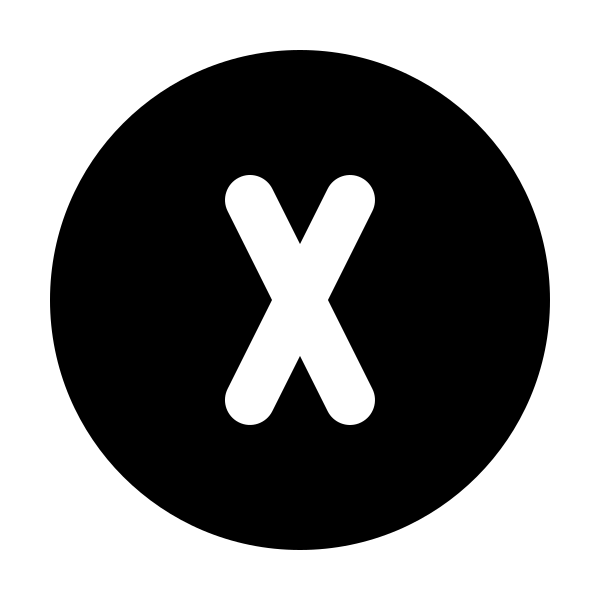 Circle Letter X