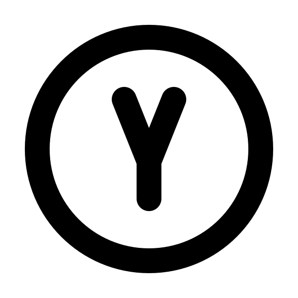 Circle Letter Y