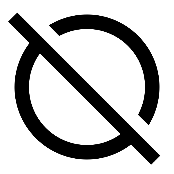 Circle Off Outline