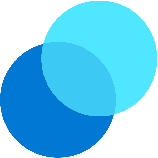 Circles Two Blue