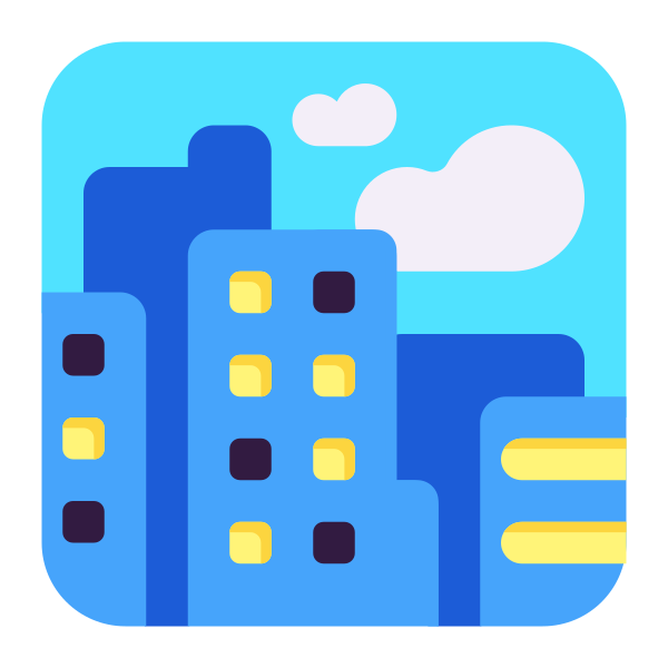 Cityscape Flat Vector