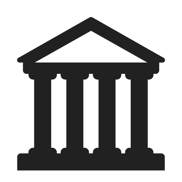 Classical Building High Contrast Vector