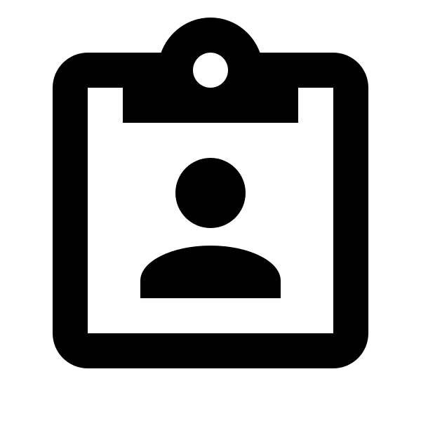 Clipboard Account Outline