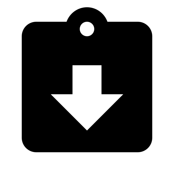 Clipboard Arrow Down