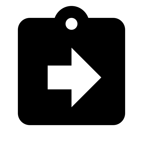 Clipboard Arrow Right
