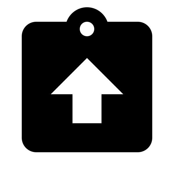 Clipboard Arrow Up