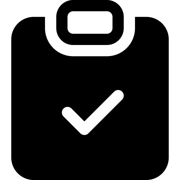 Clipboard Check Fill