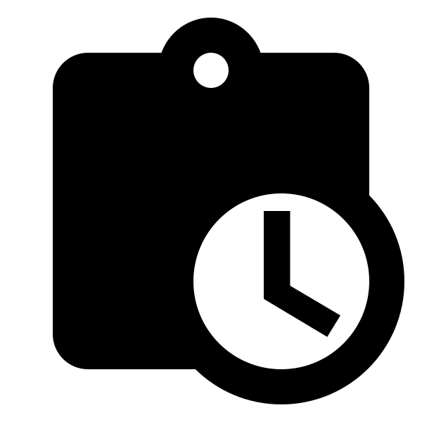 Clipboard Clock