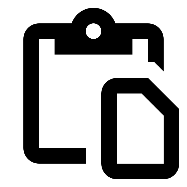 Clipboard File Outline