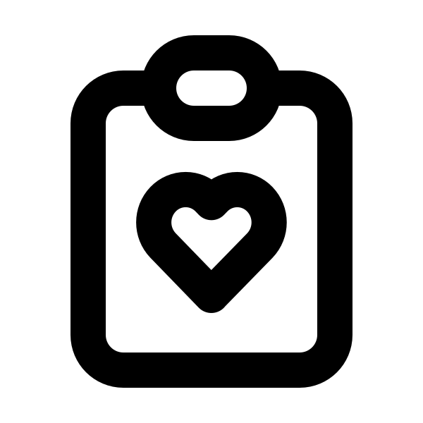 Clipboard Heart