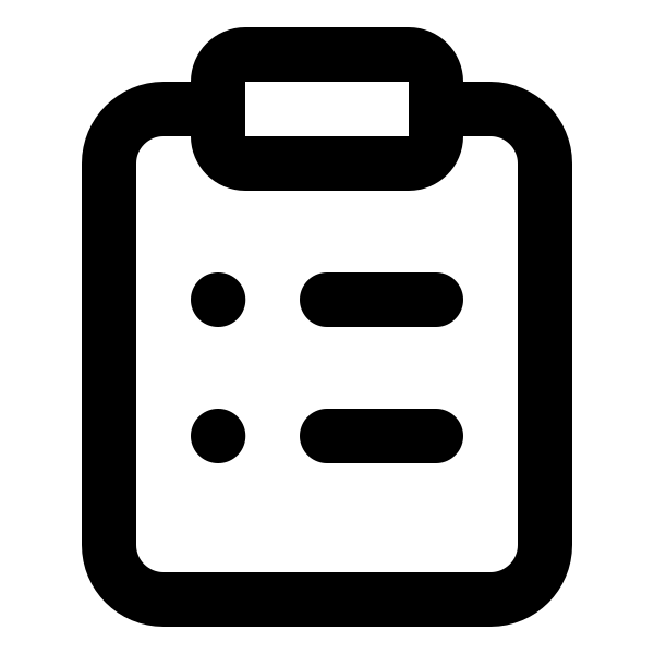 Clipboard List