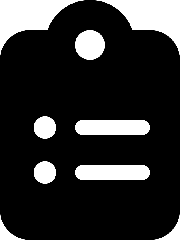 Clipboard List