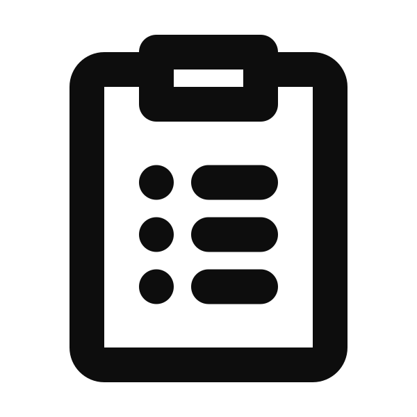 Clipboard List