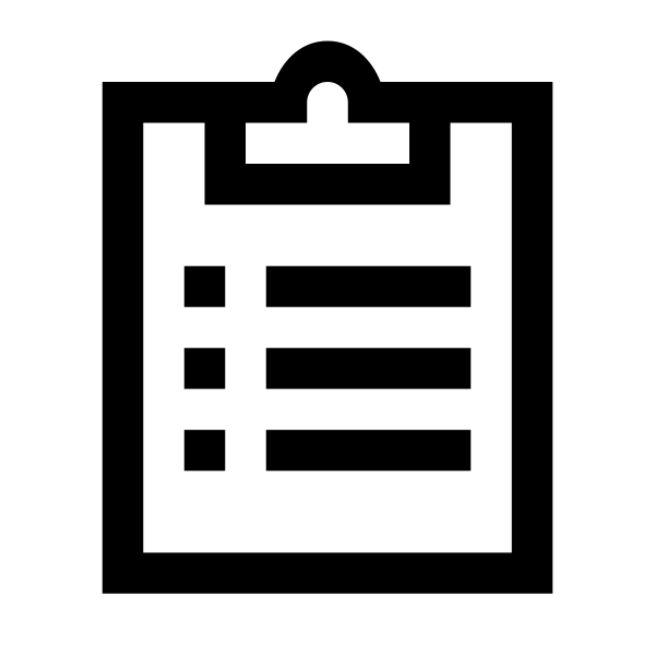 Clipboard List Solid