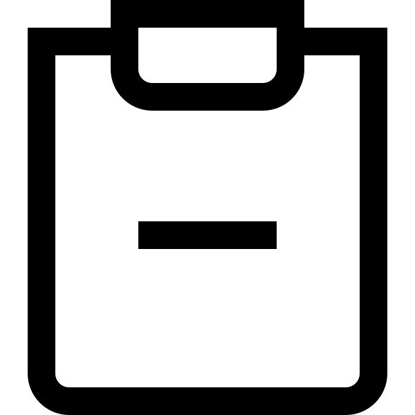 Clipboard Minus