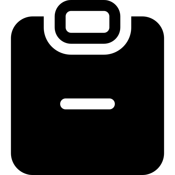 Clipboard Minus Fill