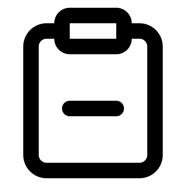 Clipboard Minus