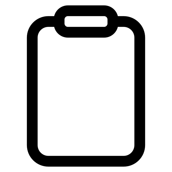 Clipboard Outline