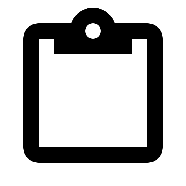 Clipboard Outline