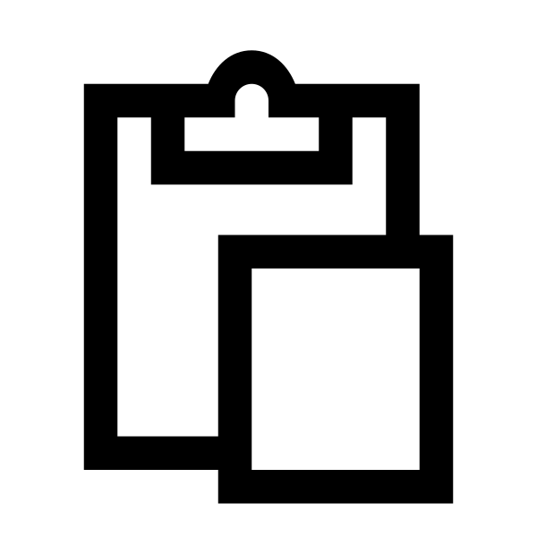 Clipboard Solid Vector