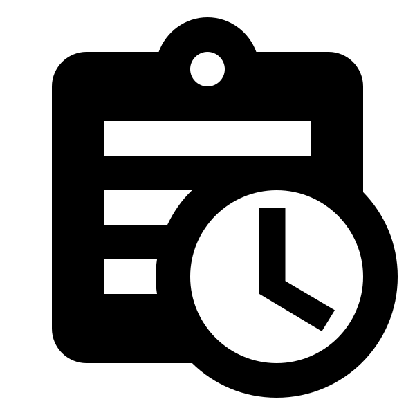 Clipboard Text Clock