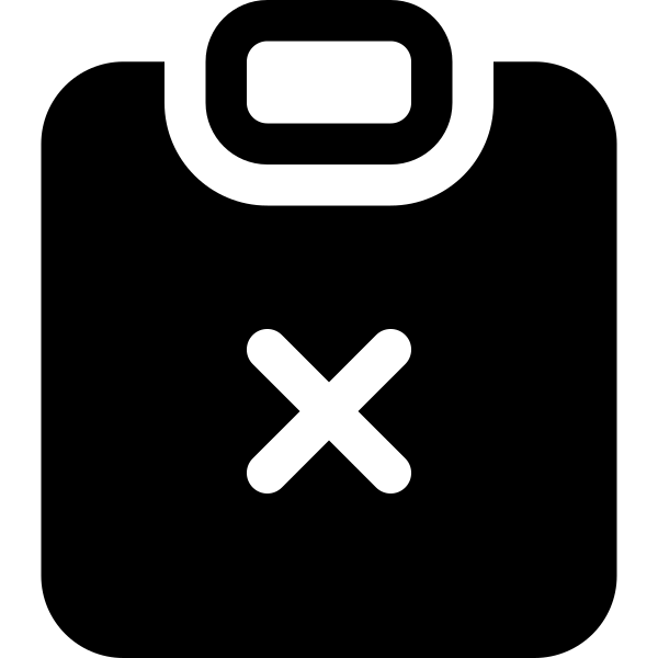 Clipboard X Fill