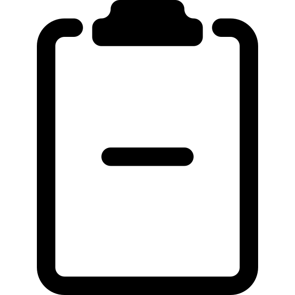 Clipboard2 Minus