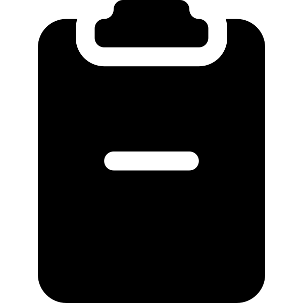 Clipboard2 Minus Fill