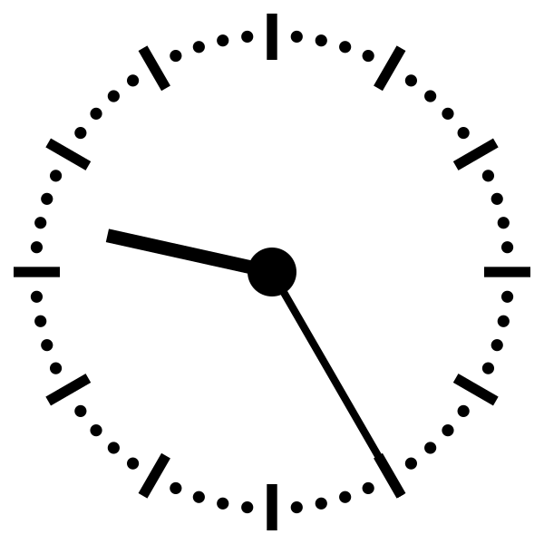 Clock 09 25