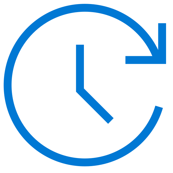 Clock Blue