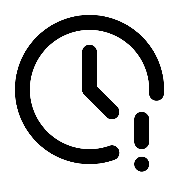 Clock Exclamation