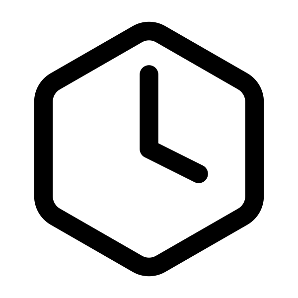 Clock Hexagon