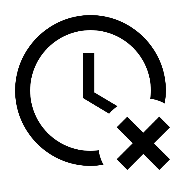 Clock Remove Outline