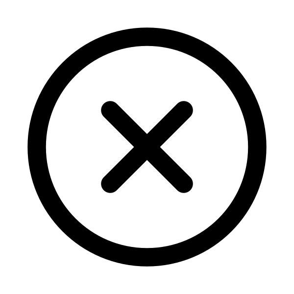 Close Circle Outline