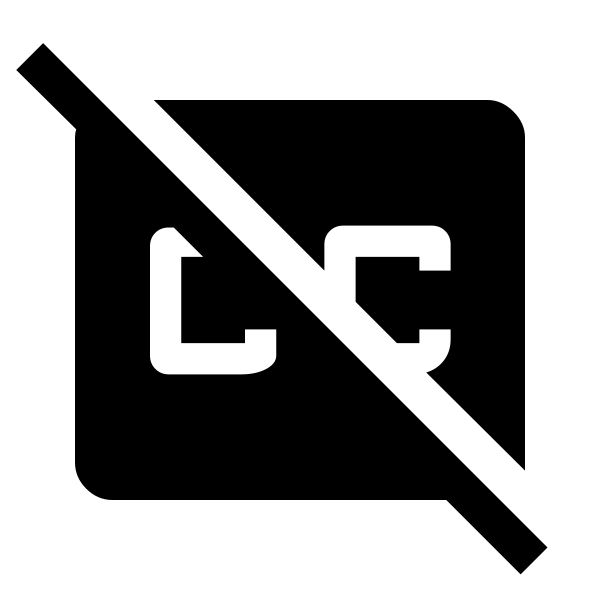 Closed Caption Disabled Fill