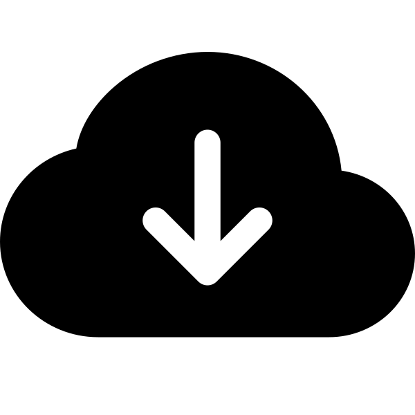 Cloud Arrow Down Fill