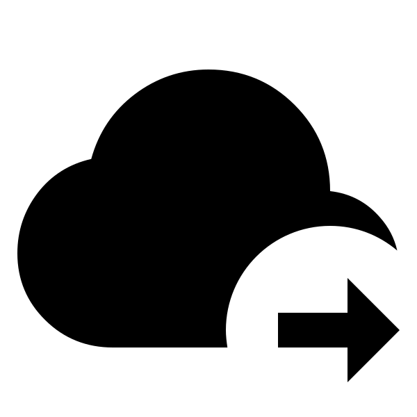 Cloud Arrow Right