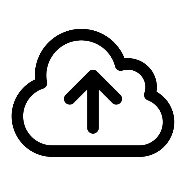 Cloud Arrow Up Vector