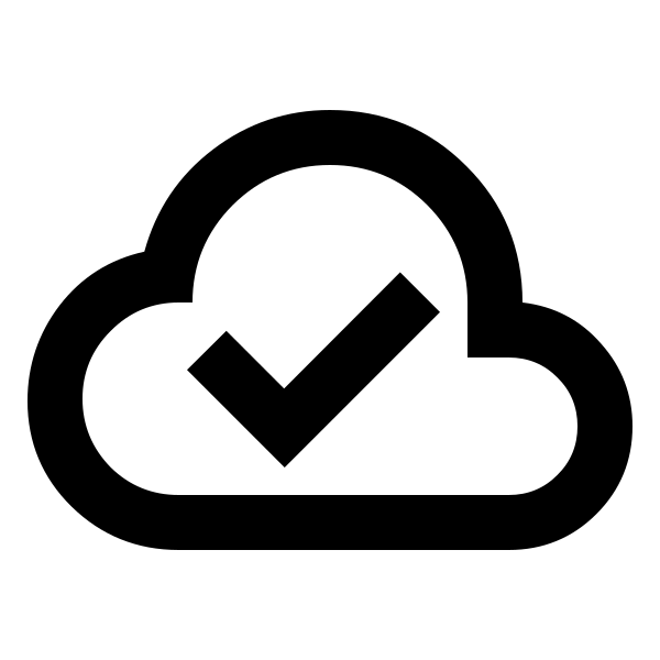 Cloud Check Variant Outline