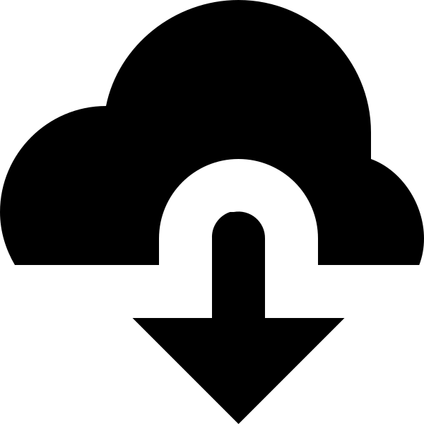 Cloud Download Vector