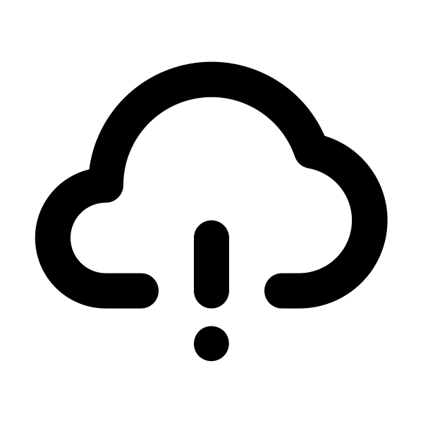 Cloud Exclamation