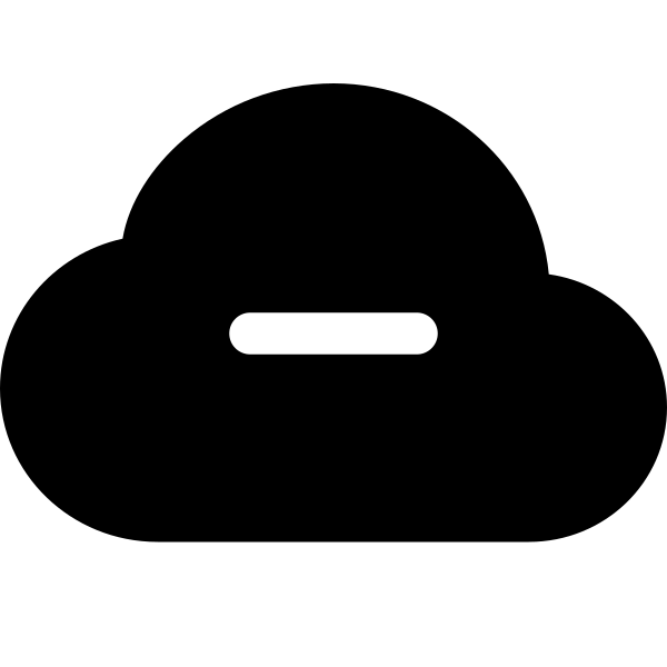 Cloud Minus Fill