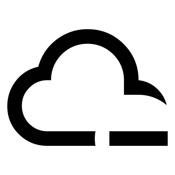 Cloud Minus Outline