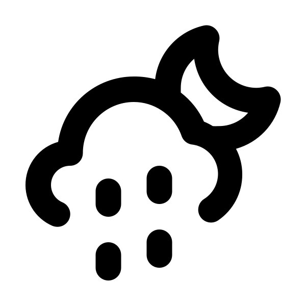 Cloud Moon Rain
