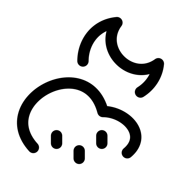 Cloud Moon Rain