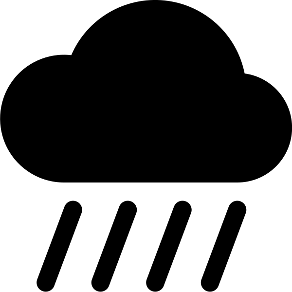 Cloud Rain Heavy Fill